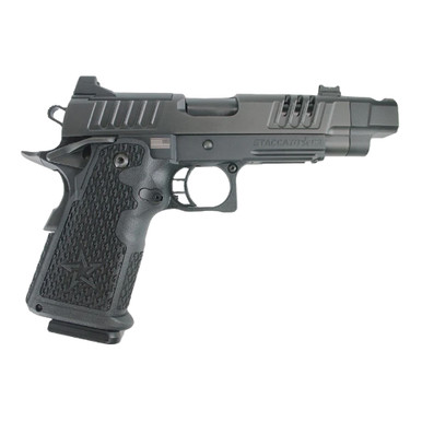 Shop STACCATO 2011 Staccato C2 Optic Ready AL Frame 9mm DLC/DLC TB Comp ODS X Pistol (12-1101-000402-01). Buy best Pistols from gritrsports.com | Reviews and Shipping options available