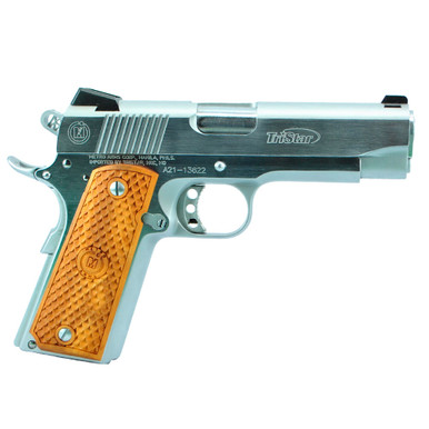 Shop TRISTAR American Classic Commander 1911 Chrome 9mm 4.25in 10rd Pistol (85625). Buy best Pistols from gritrsports.com | Reviews and Shipping options available