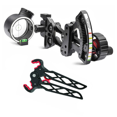 Shop TRUGLO Range Rover Pro 1-Pin LED Bow Sight with Bow-Jack Folding Bow Stand (TG6401GB+TG395BR). Buy best Bow Sights from gritrsports.com | Reviews and Shipping options available