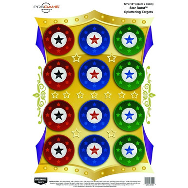 Shop BIRCHWOOD CASEY Pregame 12x18in Star Burst 8-Pack Target (35572). Buy best Targets from gritrsports.com | Reviews and Shipping options available