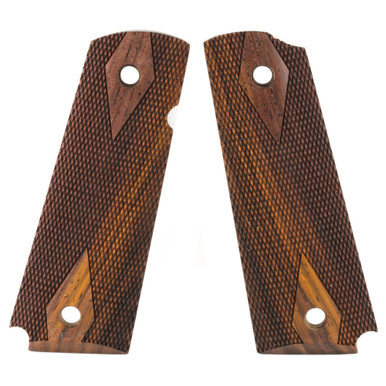Shop Hogue Fancy Hardwood Grip, Fits 1911 Govt, Ambi-Cut, Checkered, Cocobolo 45821. Buy best Gun Grips from gritrsports.com | Reviews and Shipping options available