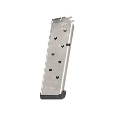 CHIPMCCORMICK Power Mag 1911 45 ACP 8rd Stainless Magazine 14131