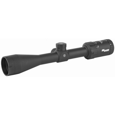 Shop Sig Sauer Whiskey3 Rifle Scope, 4-12x40mm, 1", SFP, Quadplex Reticle, 0.25 MOA Adjustments, Black SOW34202. Buy best Riflescopes from gritrsports.com | Reviews and Shipping options available