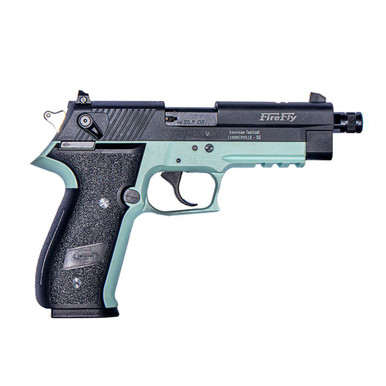 Shop AMERICAN TACTICAL GSG FireFly HGA .22LR 4.9in Mint Green 10rd Semi-Automatic Pistol (GERG2210TFFM). Buy best Pistols from gritrsports.com | Reviews and Shipping options available