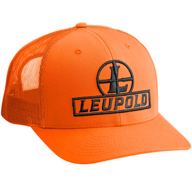 Shop LEUPOLD Leupold Reticle Blaze Orange Trucker Hat (178013). Buy best Caps from gritrsports.com | Reviews and Shipping options available