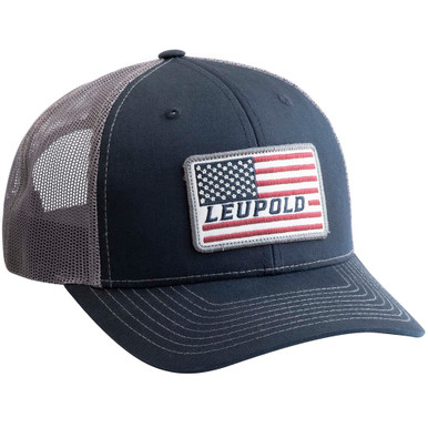 Shop LEUPOLD Leupold Flag Navy/Gray Trucker Hat (179858). Buy best Caps from gritrsports.com | Reviews and Shipping options available