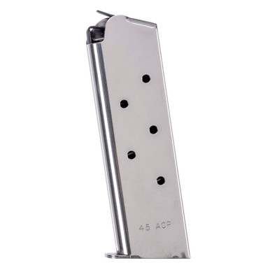 AUTO ORDNANCE 1911 45 ACP 7rd Stainless Steel Magazine Non Removable Baseplate G21S