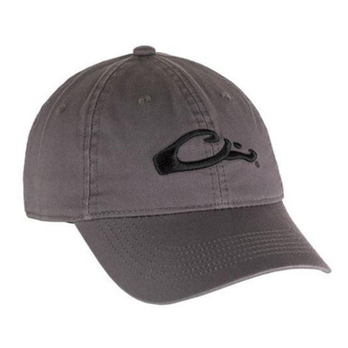 Shop DRAKE Gray Cotton Twill Large Logo Cap (DH4080-GRY). Buy best Caps from gritrsports.com | Reviews and Shipping options available