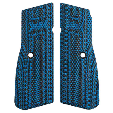 Shop FN AMERICA G10 Black/Blue Grips For FN High Power (20-100622). Buy best Gun Grips from gritrsports.com | Reviews and Shipping options available