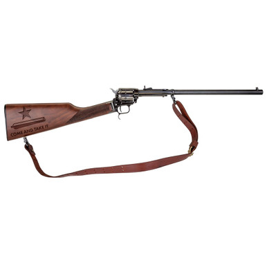 Shop HERITAGE MANUFACTURING Rancher Rough Rider .22LR BK 16in 6rd BH Sight Come And Take It Rifle (BR226B16HSWB10). Buy best Rifles from gritrsports.com | Reviews and Shipping options available