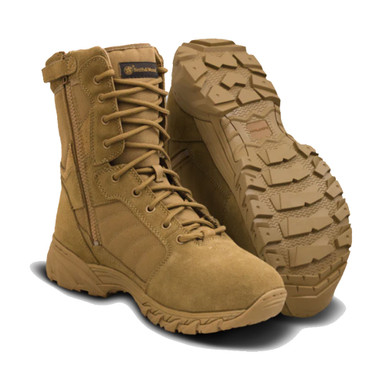 Shop SMITH & WESSON FOOTWEAR Men's Breach 2.0 8in Coyote Side Zip Boots (810203). Buy best Boots from gritrsports.com | Reviews and Shipping options available