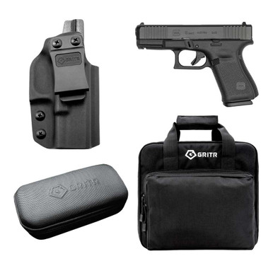 Shop GLOCK G19 Gen5 9mm Luger Pistol w/GRITR Glock 19 IWB RH Holster, Gun Cleaning Kit, Soft Case. Buy best Pistols from gritrsports.com | Reviews and Shipping options available