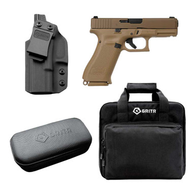 Shop GLOCK G19X 9mm 4.02in 17rd Semi-Automatic Pistol w/GRITR IWB LH Holster, Cleaning Kit, Soft Case. Buy best Pistols from gritrsports.com | Reviews and Shipping options available