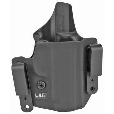 Shop L.A.G. Tactical, Inc. Defender Series, OWB/IWB Holster, Fits Sig P365XL, Kydex, Right Hand, Black Finish 2088. Buy best Holsters from gritrsports.com | Reviews and Shipping options available