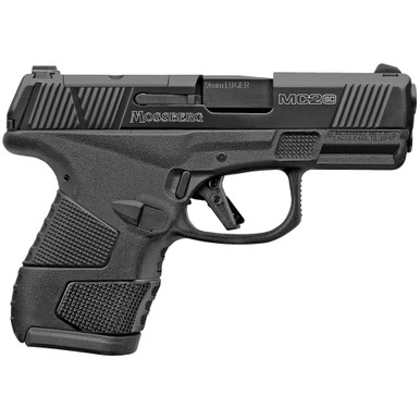 Shop Mossberg MC2sc, Striker Fired, Semi-automatic, Sub-Compact, Polymer Frame Pistol, 9MM, 3.4" Barrel, DLC Finish, Black, 3 Dot Sights, Manual Safety, (1)-11 Round and (1)-14 Round Magazine, Flat Profile Trigger, Optics Ready 89027. Buy best Pistols from gritrsports.com | Reviews and Shipping options available