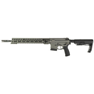 Shop Patriot Ordnance Factory Minuteman, Semi-automatic Rifle, 556NATO, 16.5" Barrel, Cerakote Tungsten, Mid Length Low Pro DI Gas Block, California Juggernaut MAG LOK Kit, 10 Round 01649. Buy best Rifles from gritrsports.com | Reviews and Shipping options available