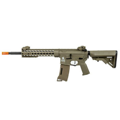 Shop LANCER TACTICAL Gen3 10in Keymod Airsoft M4 Carbine Tan AEG Rifle (LT-19T-G3). Buy best Air Guns from gritrsports.com | Reviews and Shipping options available