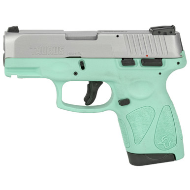 Shop TAURUS G2S 9mm 3.26in 7rd Stainless/Cyan Pistol (1-G2S939C). Buy best Pistols from gritrsports.com | Reviews and Shipping options available