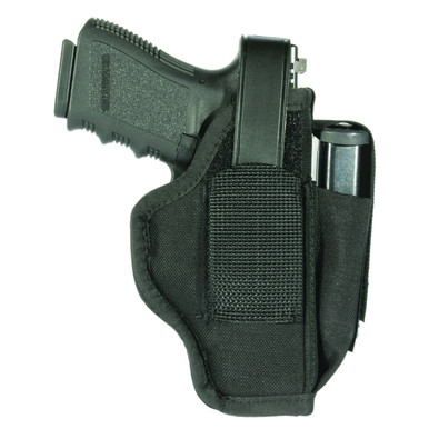 Shop BLACKHAWK Ambidextrous Multi-Use Holster with Magazine Pouch, Size 06, Fits 3.25" - 3.75" Barrel Medium and Large Autos, Black 40AM06BK. Buy best Holsters from gritrsports.com | Reviews and Shipping options available