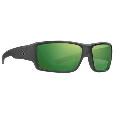 Shop Magpul Industries Ascent Eyewear, Polarized, Black Frame, Violet Lens, Green Mirror MAG1132-1-001-4050. Buy best Shooting Glasses from gritrsports.com | Reviews and Shipping options available