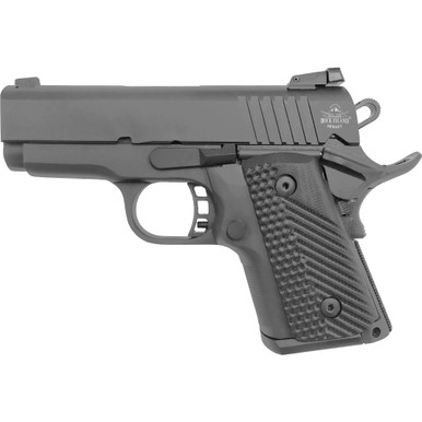 Shop Armscor BBR 3.10, 1911, Semi-automatic, Metal Frame Pistol, Compact, 45ACP, 3.1" Barrel, Alloy, Parkerized Finish, Black, G10 Grips, Adjustable Sights, 10 Rounds, 1 Magazine 51577. Buy best Pistols from gritrsports.com | Reviews and Shipping options available
