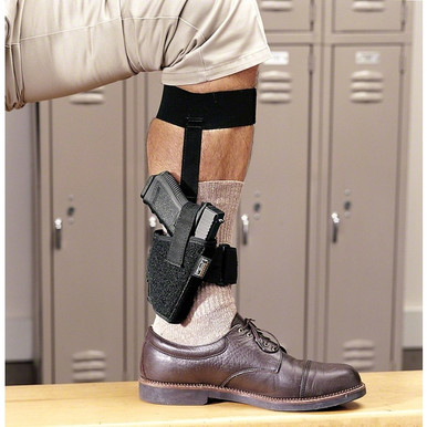 Shop Uncle Mike's Ankle Holster, Size 1, Fits Medium Auto With 4" Barrel, Right Hand, Black 88211. Buy best Holsters from gritrsports.com | Reviews and Shipping options available