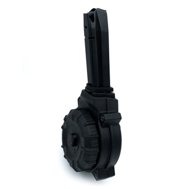 Shop PROMAG 50rd Black Polymer Drum Magazine for Springfield XDM 9mm (DRM-A67). Buy best Pistol Magazines from gritrsports.com | Reviews and Shipping options available