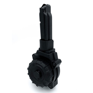 PROMAG 50rd Black Polymer Drum Magazine for Smith and Wesson CSX 9mm (DRM-A83)