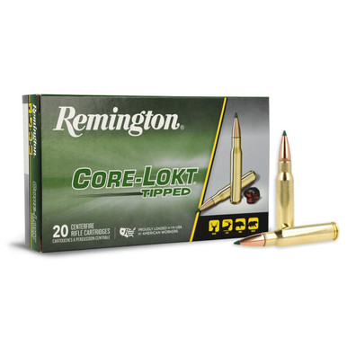 Shop REMINGTON Core-Lokt Tipped 308 Win 165gr 20/Box Rifle Ammo (29044). Buy best Rifle Ammo from gritrsports.com | Reviews and Shipping options available