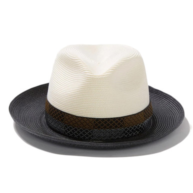 Shop STETSON Andover Milan Fedora Ivory/Black Hat (TSANDV-1522M9). Buy best Hats from gritrsports.com | Reviews and Shipping options available