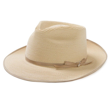 Shop STETSON Stratoliner Milan Fedora Sand Hat (TSSTROB292479). Buy best Hats from gritrsports.com | Reviews and Shipping options available
