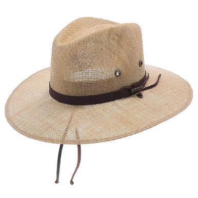 Shop STETSON Fazenda Tan Straw Hat (OSFAZD-033247). Buy best Hats from gritrsports.com | Reviews and Shipping options available