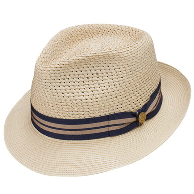 Shop STETSON Nantucket Sand Milan Straw Fedora Hat (TSNANT-342079). Buy best Hats from gritrsports.com | Reviews and Shipping options available
