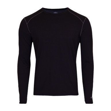 Shop HOT CHILLYS Men's Clima-Tek Black Crewneck (HC5601-101). Buy best Tops from gritrsports.com | Reviews and Shipping options available
