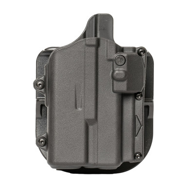 Shop Alien Gear Holsters Rapid Force Level II Slim, Outside the Waistband Holster, Fits Glock 19/23/32/45 with Light, Polymer, Paddle Attachment, Black R2-PA-0057-R-B-L1-D. Buy best Holsters from gritrsports.com | Reviews and Shipping options available