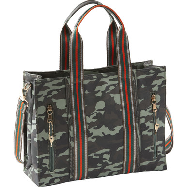 Shop Bulldog Cases Cross Body Style Purse, Black/Green/Brown Camo Pattern with Stripes, Universal Fit Holster Included BDP-043. Buy best Bags from gritrsports.com | Reviews and Shipping options available