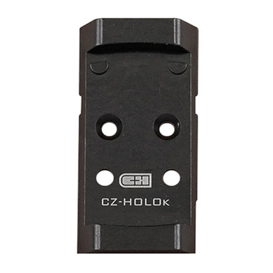 Shop C&H Precision Weapons CHP Adapter Plate, Converts the CZ P-10 Optic Ready to the Holosun 407/507K, Anodized Finish, Black, Includes Mounting Hardware CZ-HOLOk. Buy best Scope Mounts from gritrsports.com | Reviews and Shipping options available