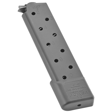 CMC Products Magazine Power Mag 45ACP 10 Rounds Fits 1911 Steel Black MPM45FS10B