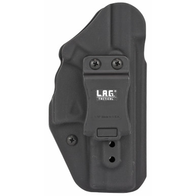Shop L.A.G. Tactical, Inc. Liberator MK II, Holster, Ambidextrous, Fits Glock 19 23 32, Kydex, Black Finish 70000. Buy best Holsters from gritrsports.com | Reviews and Shipping options available
