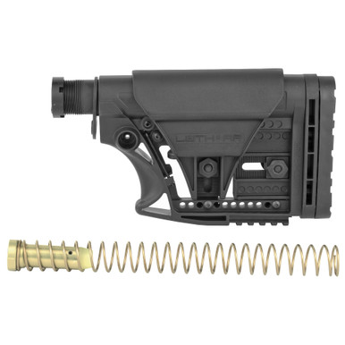 Shop Luth-AR MBA-3 Stock With Buffer Assembly, Mil-Spec Dia 6-Position Carbine Buffer Tube, .308 Buffer, .308 Buffer Spring, Latch Plate and Lock Ring, Adjustable Length of Pull/Cheek Height/Butt Plate, Fits AR-10, Black MBA-3K308-M. Buy best Buttstocks from gritrsports.com | Reviews and Shipping options available