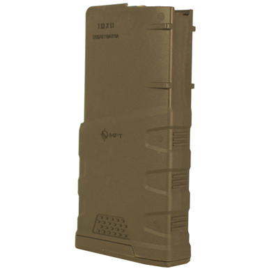 Mission First Tactical Magazine 308 Winchester 762NATO Fits AR10 20 Rounds Flat Dark Earth 20EXD762x51SDE
