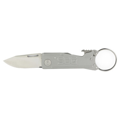 Shop SOG Knives & Tools KeyTron, Folding Knife, 1.8" Straight Edge Clip Point, Black Kraton Handle, 5Cr15MoV Steel, Satin Finish, Gray SOG-KT1001-CP. Buy best Knives from gritrsports.com | Reviews and Shipping options available