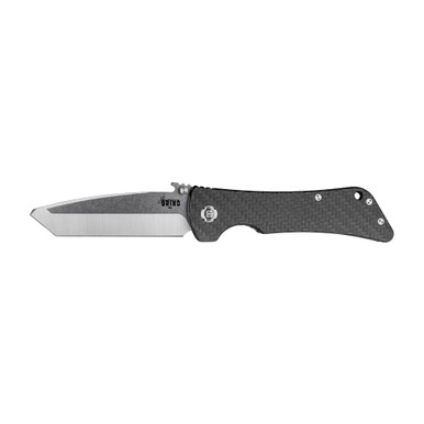 Shop Zac Brown's Southern Grind Bad Monkey, Folding Knife, 4" Drop Point, Black Carbone Fiber Handle, 14C-28N Stainless Steel, Satin Blade, Silver SG02050008. Buy best Knives from gritrsports.com | Reviews and Shipping options available