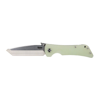 Shop Zac Brown's Southern Grind Bad Monkey, Folding Knife, 4" Tanto Blade, Green Jade Handles, 14C-28N Stainless Steel, Satin Blade, Silver SG02050009. Buy best Knives from gritrsports.com | Reviews and Shipping options available