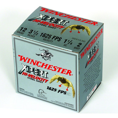 Shop WINCHESTER Xpert HI-Velocity Steel 12Ga 3.5in #2 Shotshell Ammo 25 Round Box (WEX12LM2). Buy best Shotgun Shells from gritrsports.com | Reviews and Shipping options available