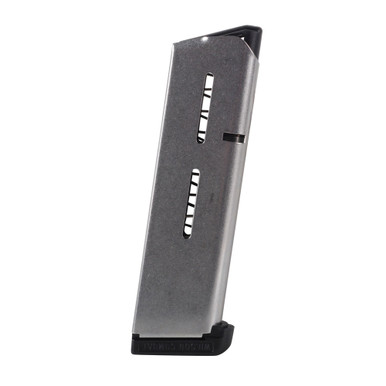 WILSON COMBAT OfficersCompact 1911 45 ACP 7rd Stainless Magazine with Standard Pad 47OX