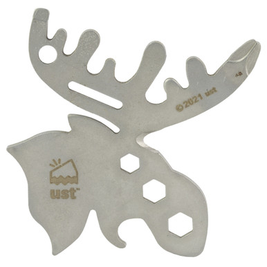Shop UST - Ultimate Survival Technologies Moose Tool, Multi Tool, Silver, Stainless Steel, Includes Carabiner 1156818. Buy best Tools from gritrsports.com | Reviews and Shipping options available