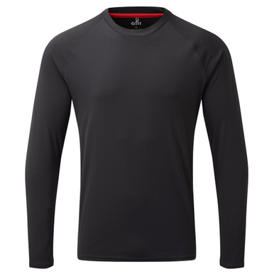 Shop GILL Men's UV Tec Long Sleeve Charcoal Crew Neck Tee (UV011C). Buy best LS Shirts from gritrsports.com | Reviews and Shipping options available