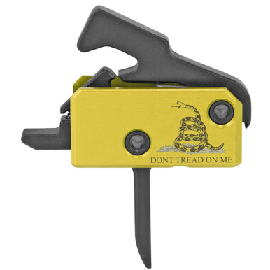 Shop RISE ARMAMENT Flat Super Sporting Don't Tread On Me Logo With Anti-Walk Pins Trigger (RA-140F-DTOM). Buy best Triggers from gritrsports.com | Reviews and Shipping options available