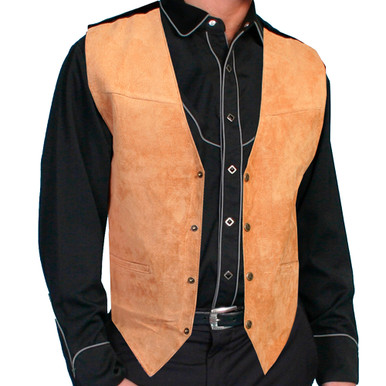 Shop SCULLY Mens Bourbon Boar Suede Vest (504-409). Buy best Vests from gritrsports.com | Reviews and Shipping options available